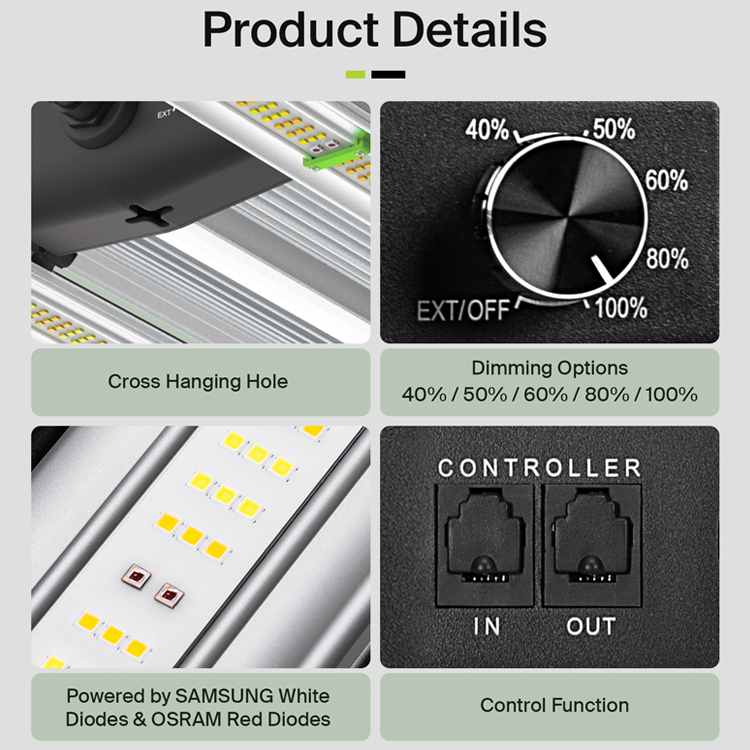 Yields up to 3.75Lbs US Stock  - Led Grow Light ulasan dan harga