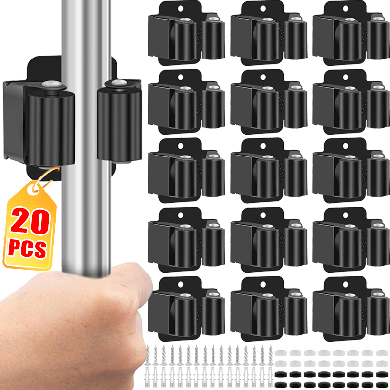 Stainless Steel Mop Holder Wal - Gardening Tools Holder ulasan dan harga