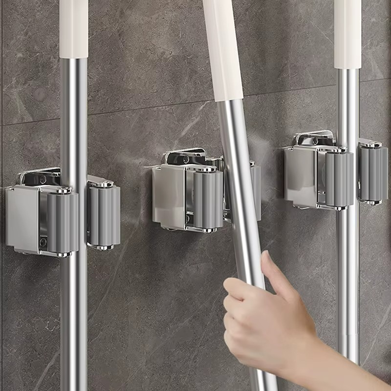 Stainless Steel Mop Holder Wal - Gardening Tools Holder ulasan dan harga