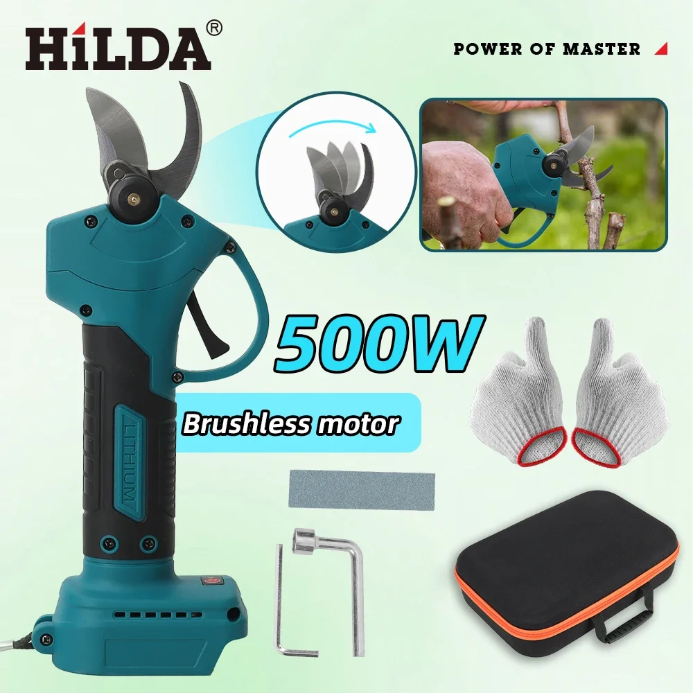 HILDA 18V Brushless Cordless E - Gardening Tools Scissors ulasan dan harga