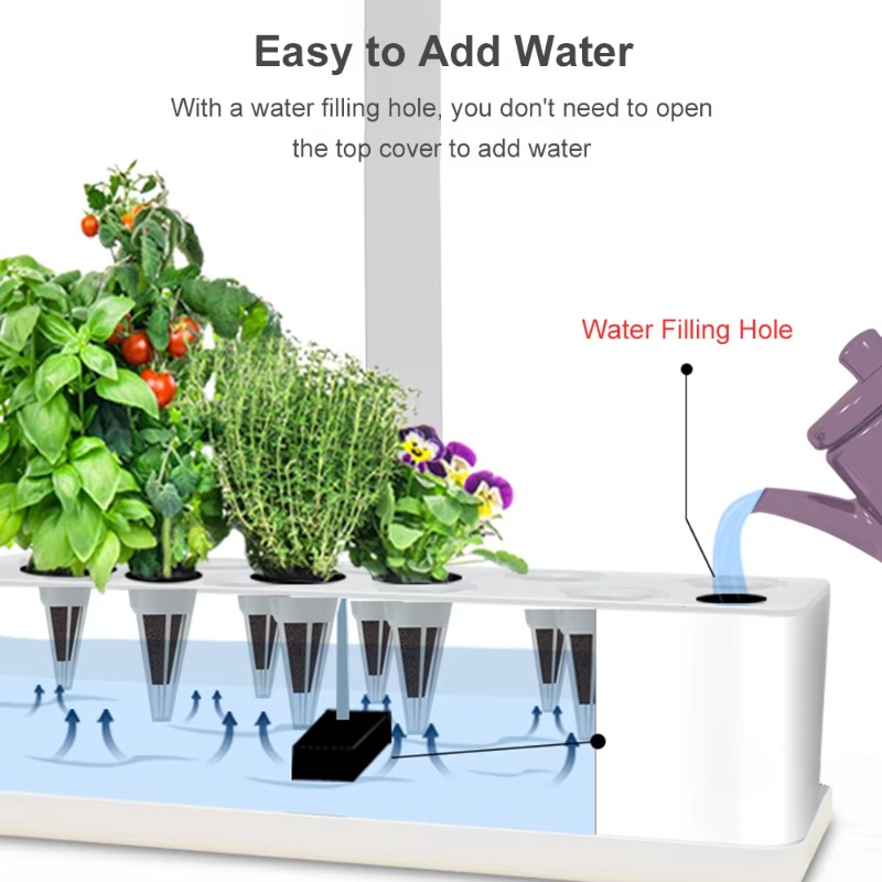 9 Pods Smart Hydroponics Growi - Led Grow Light ulasan dan harga