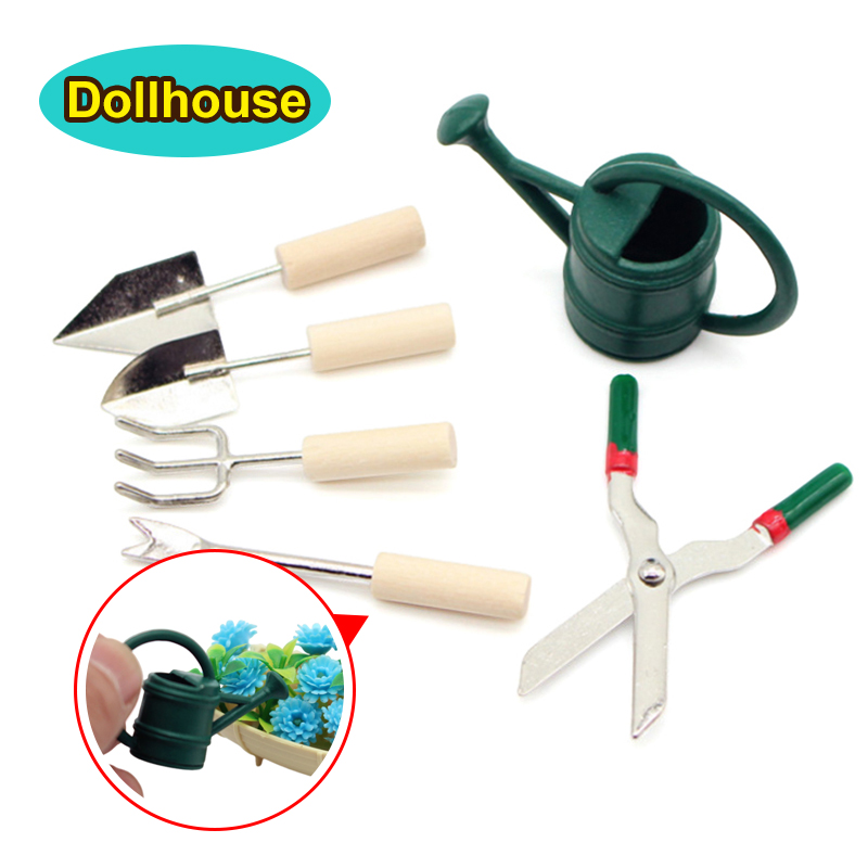 1/12 Dollhouse Simulation Wate - Gardening Tools Scissors ulasan dan harga