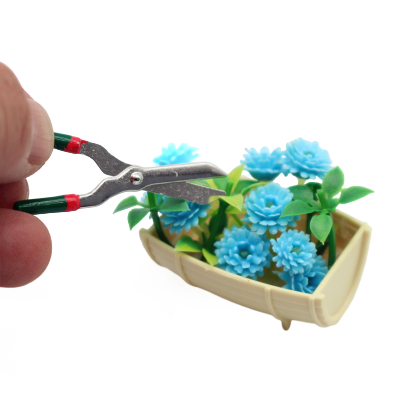 1/12 Dollhouse Simulation Wate - Gardening Tools Scissors ulasan dan harga