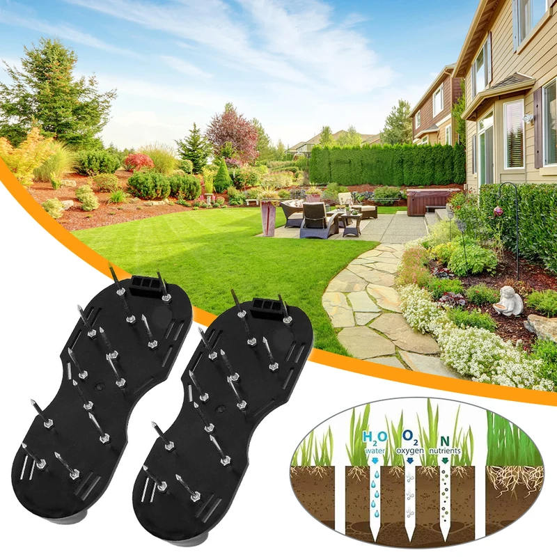 1 Pair Lawn Aerator Sandals Gr - Gardening Tools Revit ulasan dan harga