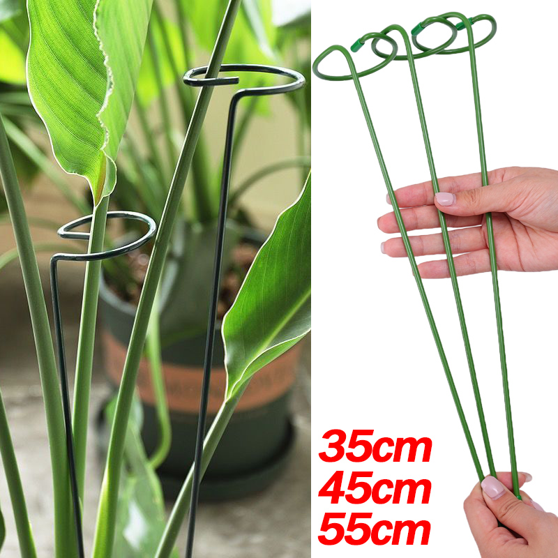 1-10pcs Metal Single Stem Plan - Gardening Tools Holder ulasan dan harga