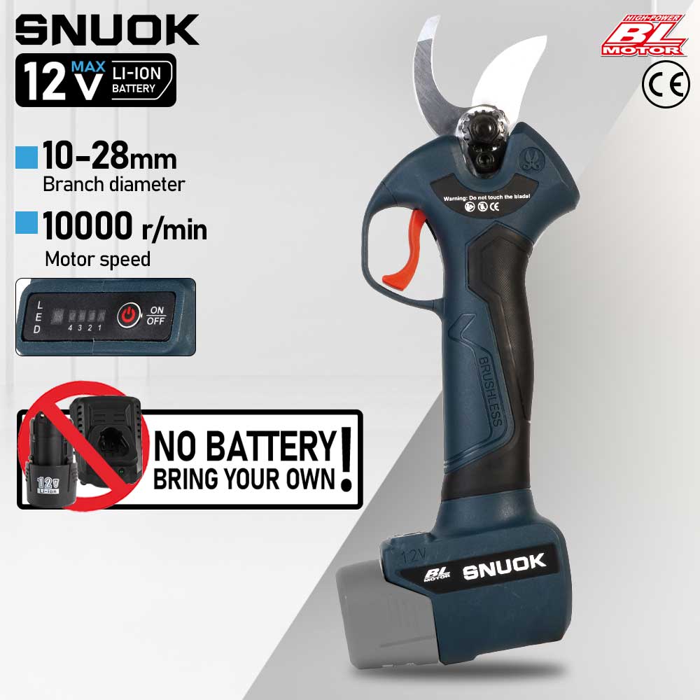 SNUOK 12V Brushless Electric P - Gardening Tools Scissors ulasan dan harga