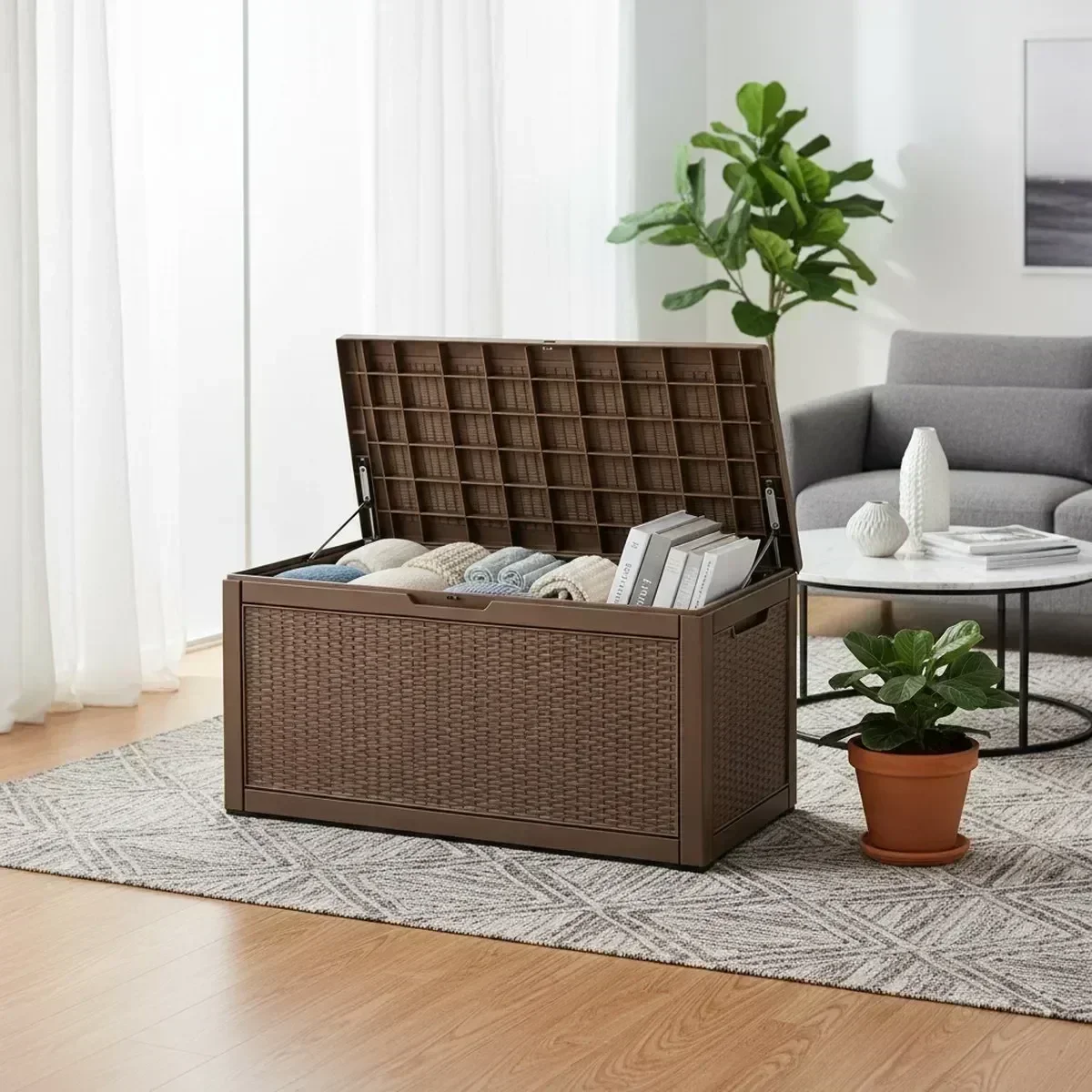 Large Outdoor Storage Bench Wa - Gardening Tools Holder ulasan dan harga