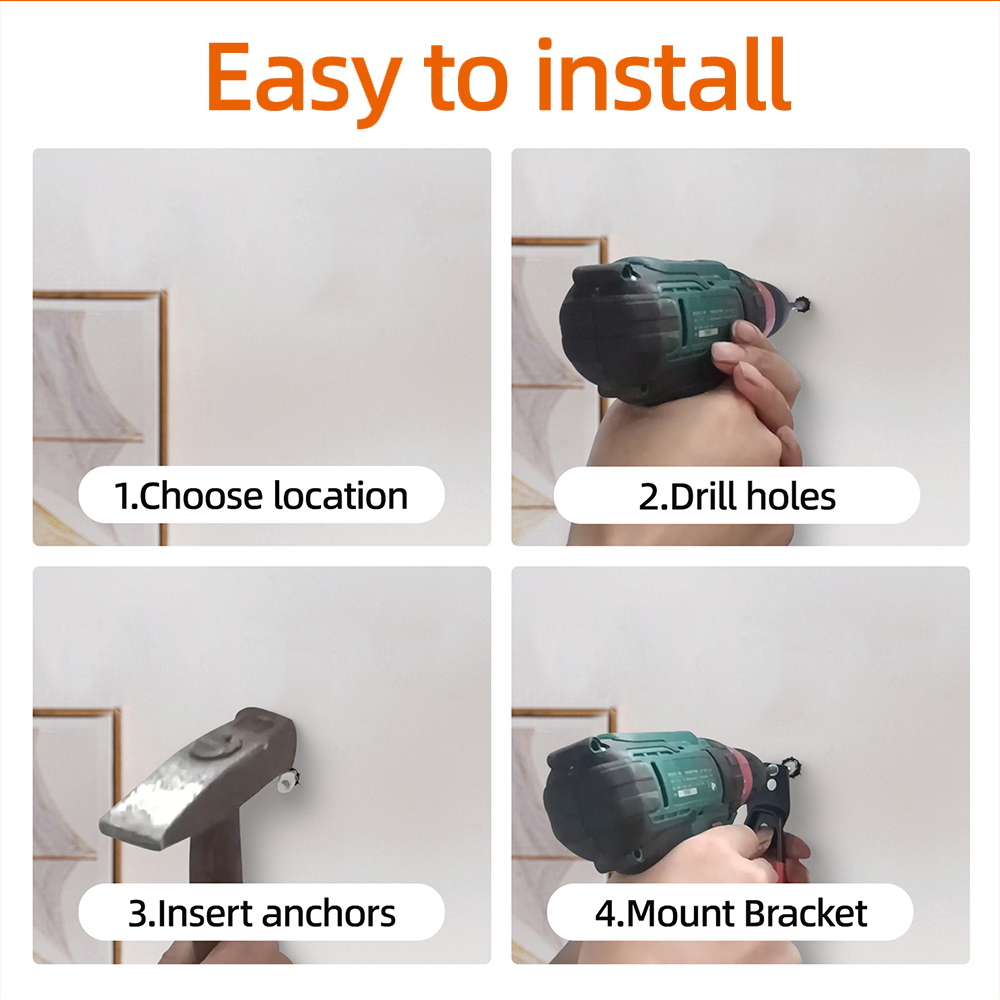 Heavy Duty Wall Mount Metal Ho - Gardening Tools Holder ulasan dan harga