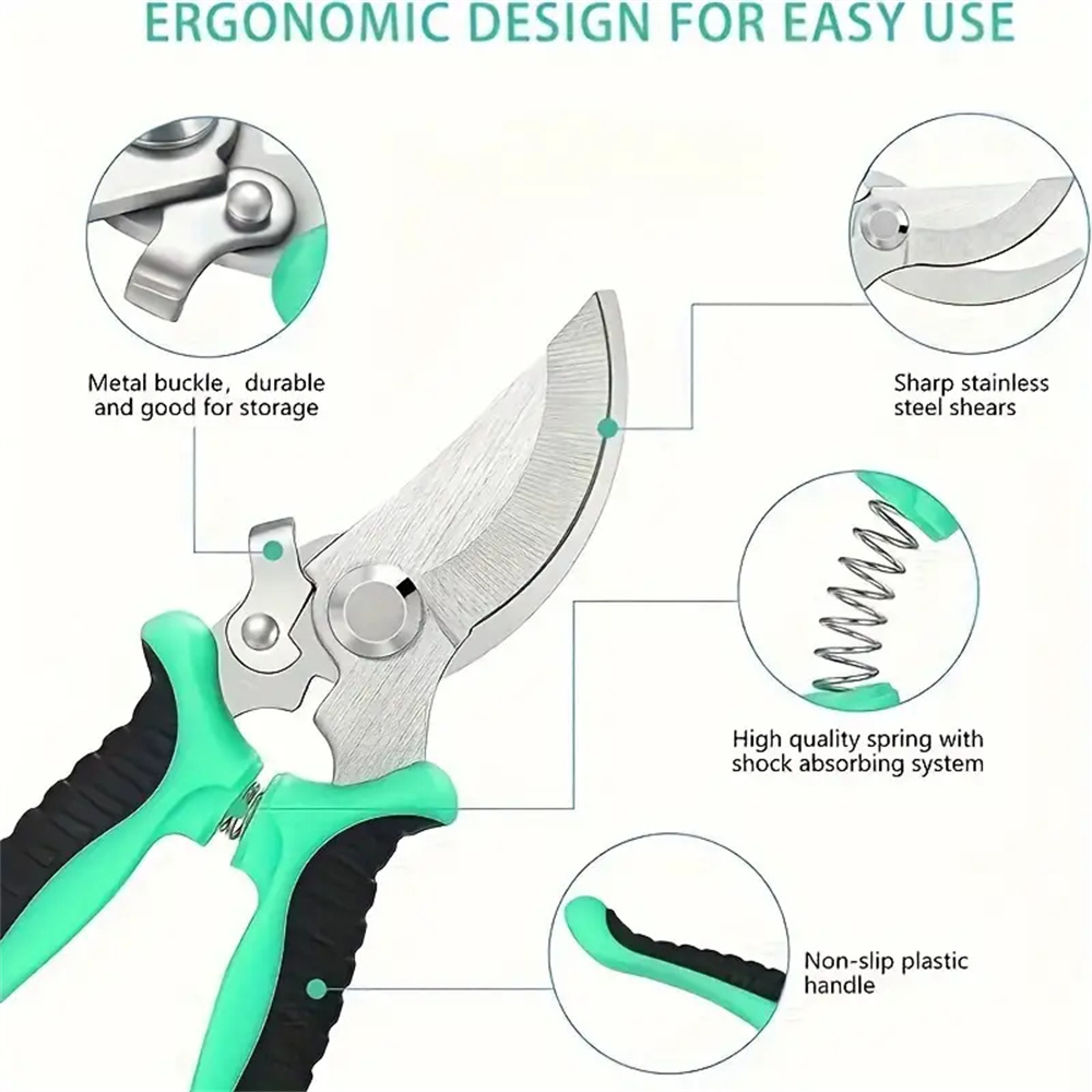 Bypass Pruner Stainless Steel  - Gardening Tools Scissors ulasan dan harga