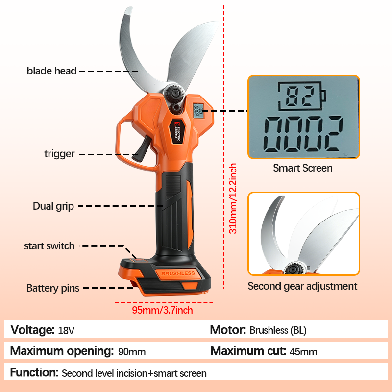 Electric Goddess Brushless 45m - Gardening Tools Scissors ulasan dan harga