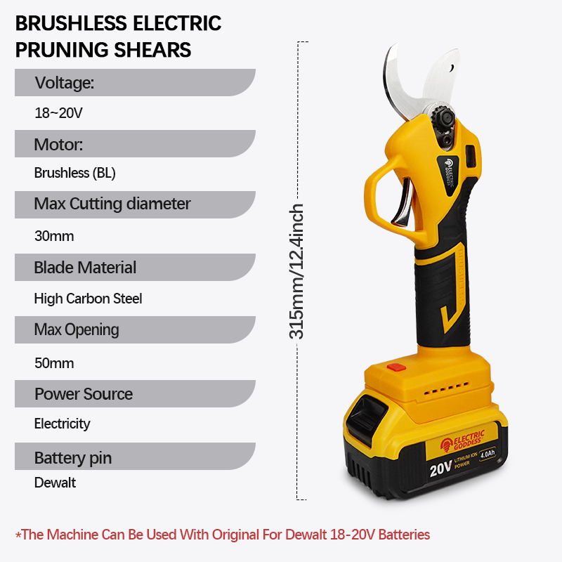 Electric Scissors 50mm Max Ope - Gardening Tools Scissors ulasan dan harga